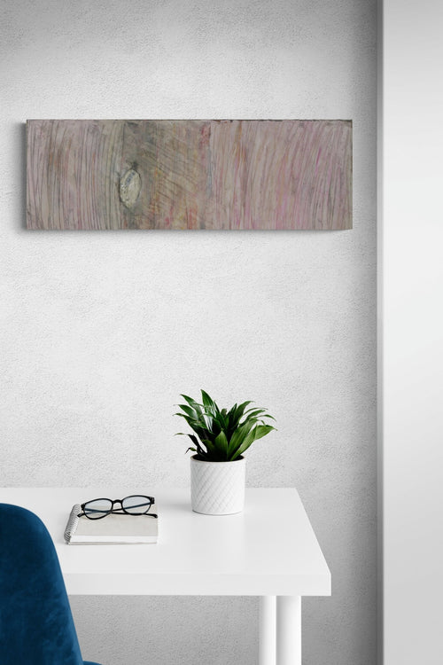 Finding: Crystal Stone in Grey & Pink - Bunter Fine Art