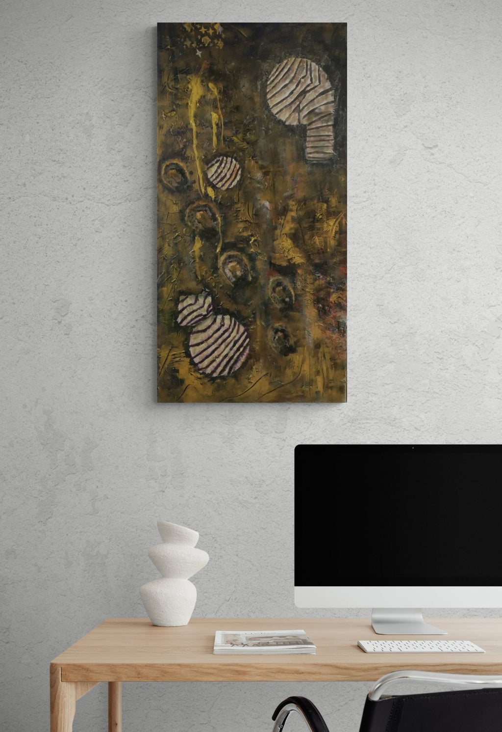 Herd of Zebras in Desert - Bunter Fine Art