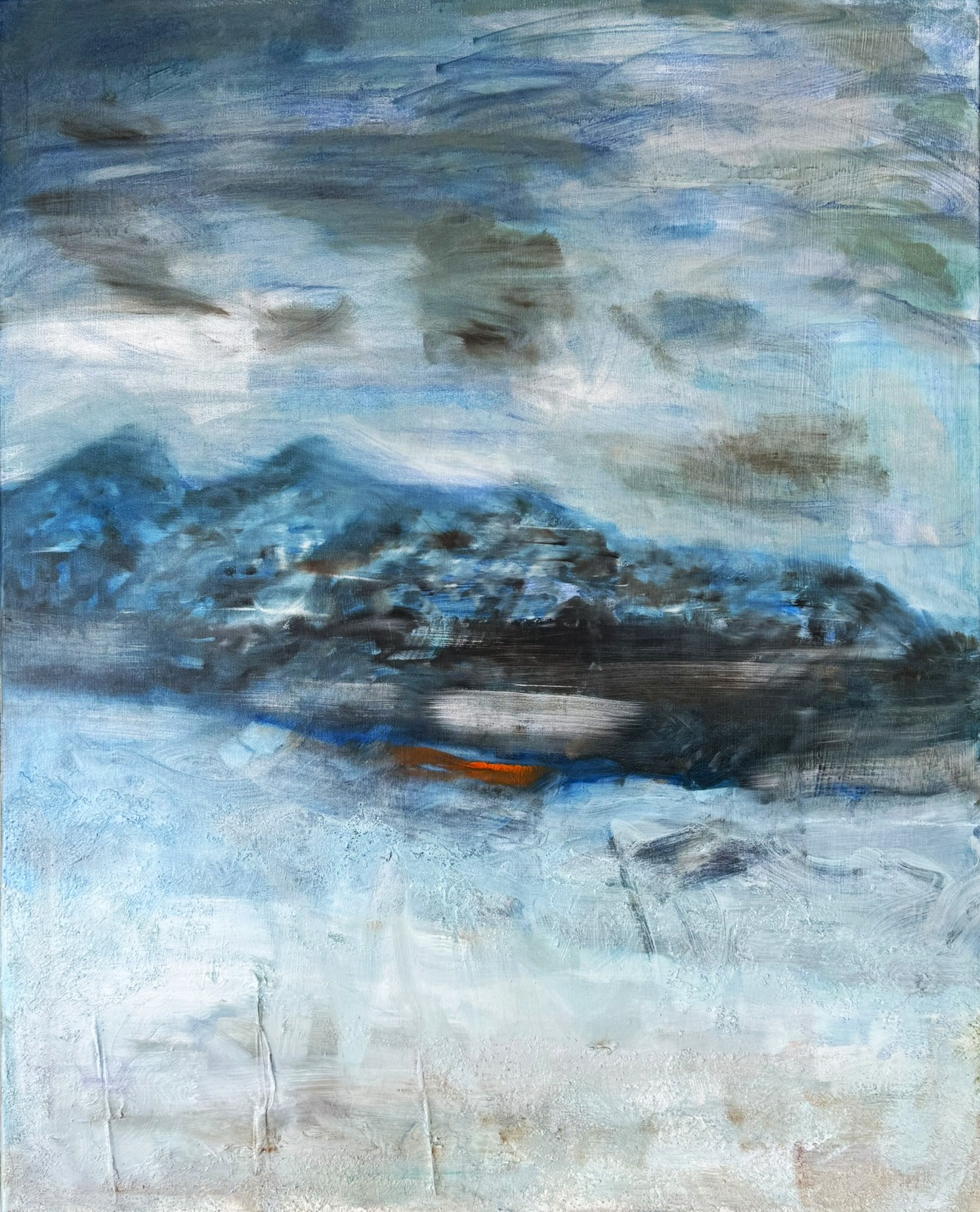 Bunter Fine Art - Rocher de Nayer - Original 80x100cm - Oel auf Leinwand